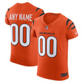 Cincinnati Bengals Orange Alternate Vapor F.U.S.E. Elite Custom Jersey