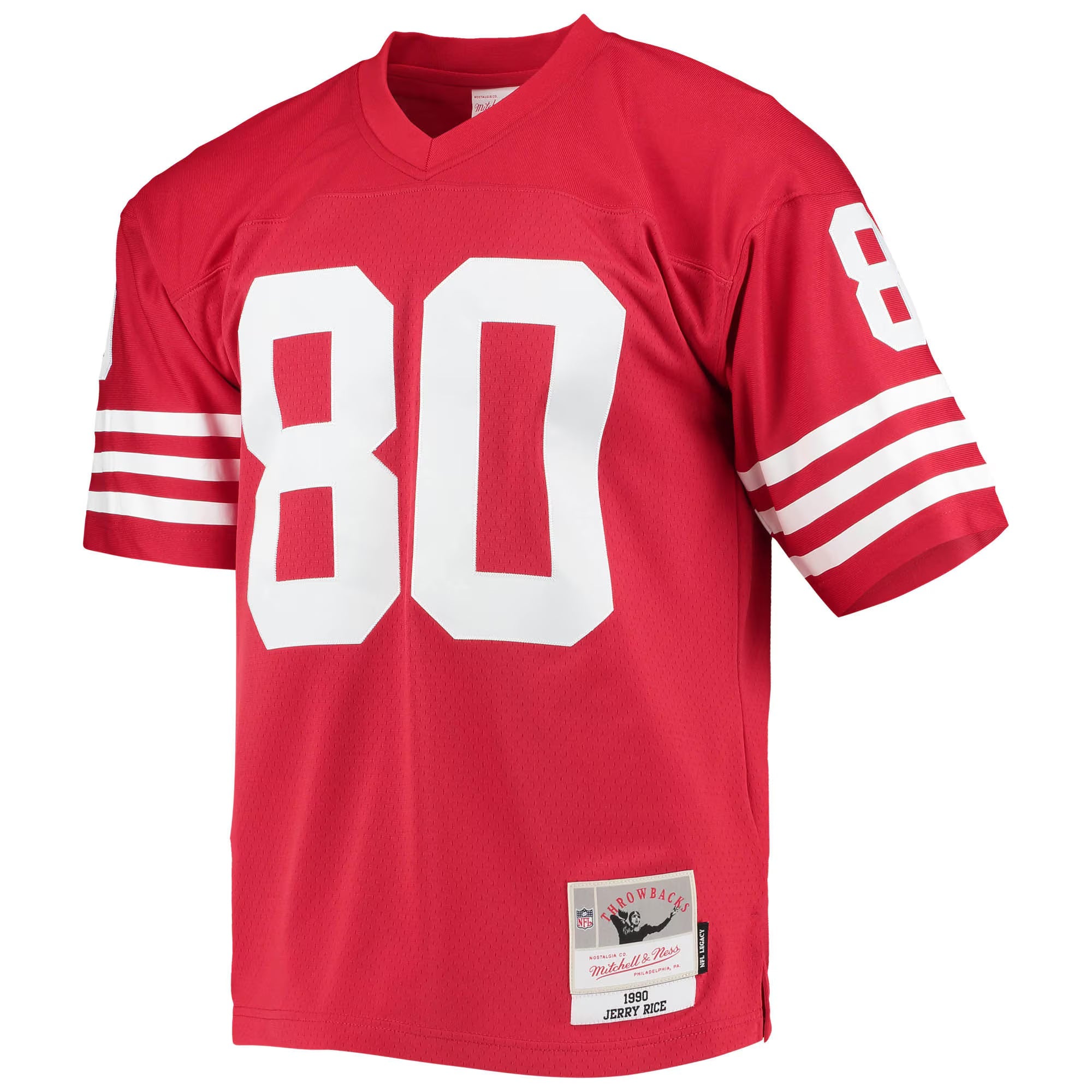 San Francisco 49ers Jerry Rice Mitchell & Ness Scarlet Legacy Replica Jersey