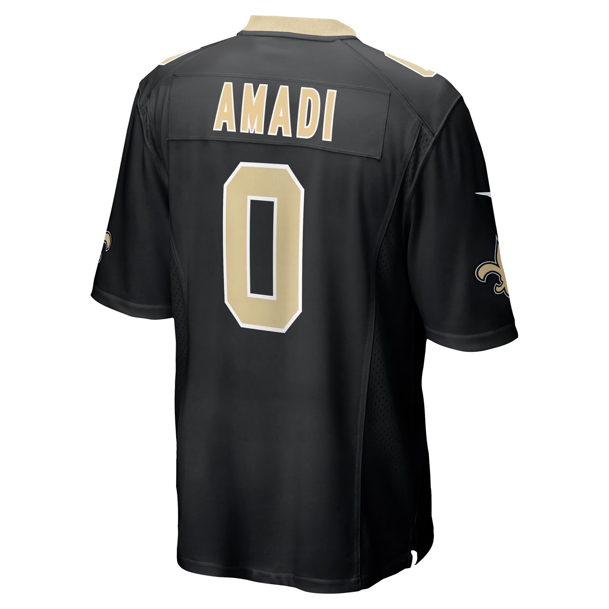 New Orleans Saints Ugo Amadi Black Team Game Jersey