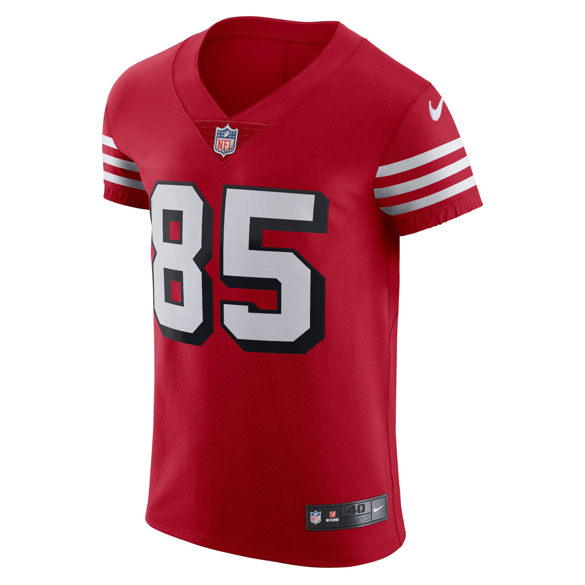 San Francisco 49ers George Kittle Scarlet Alternate Vapor Elite Jersey