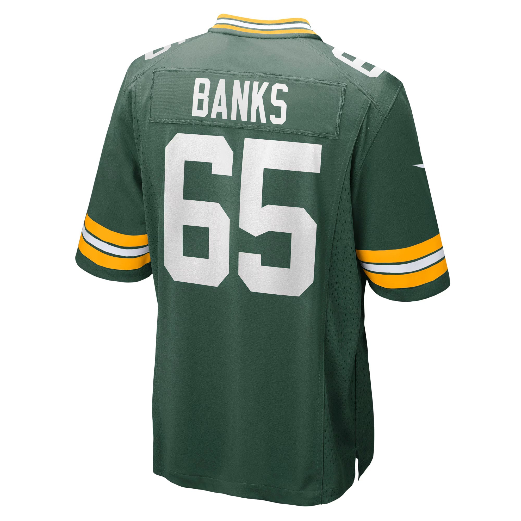 Green Bay Packers Aaron Banks Green Team Game Jersey