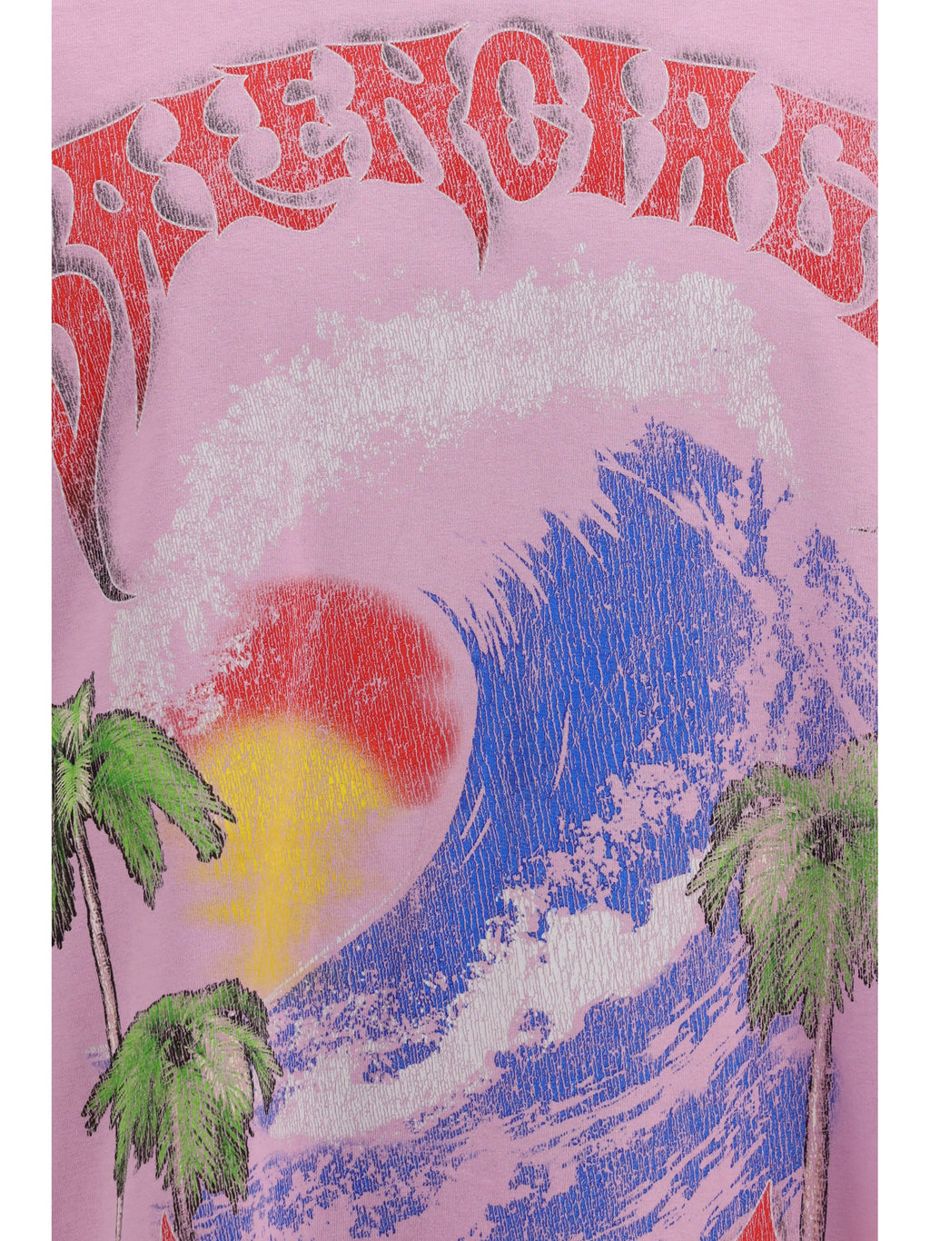 Balenciaga Men Vintage Surfer Oversized T-Shirt