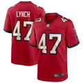 Tampa Bay Buccaneers John Lynch Red Game Retired Player Jersey