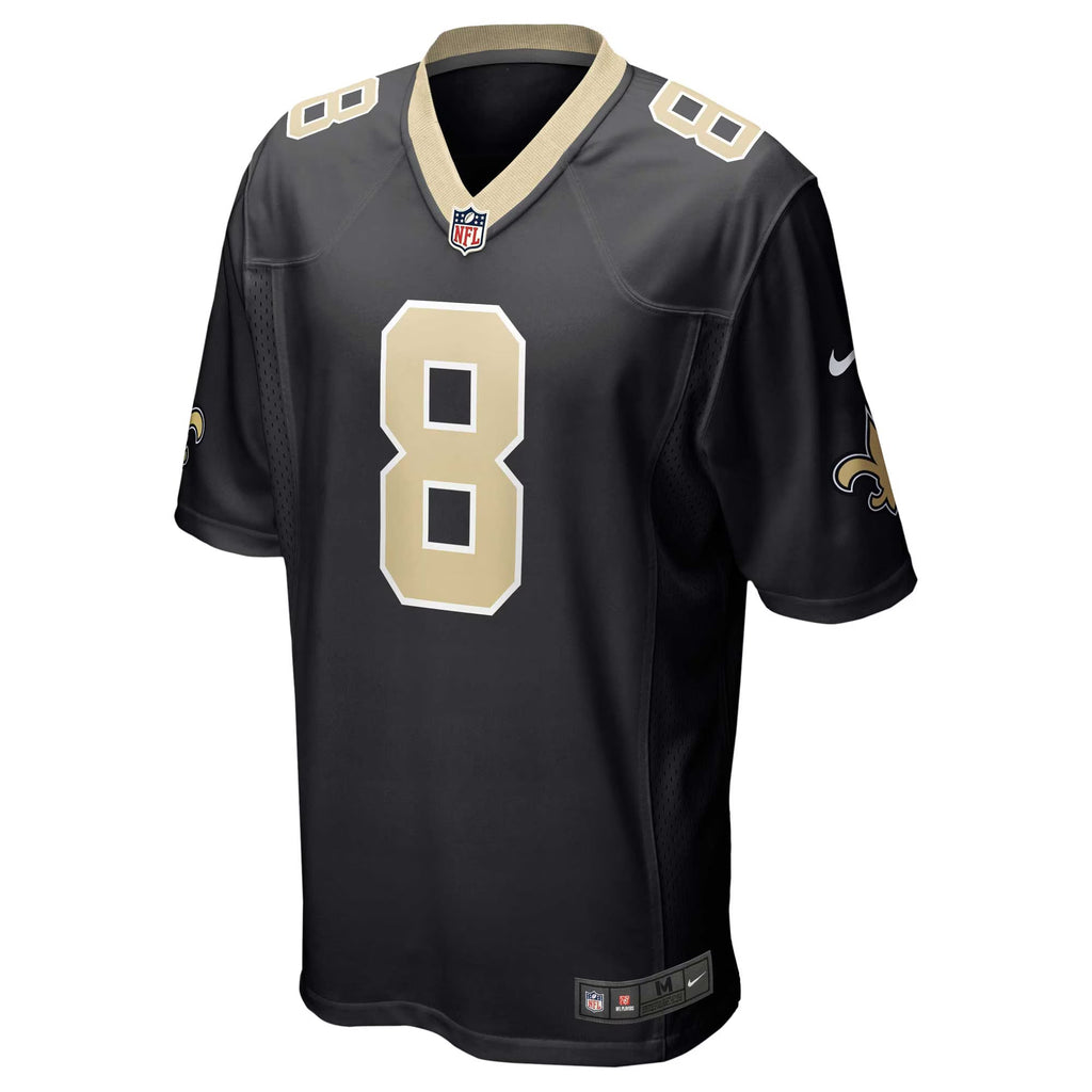 New Orleans Saints Archie Manning Black Retired Player Game Jersey