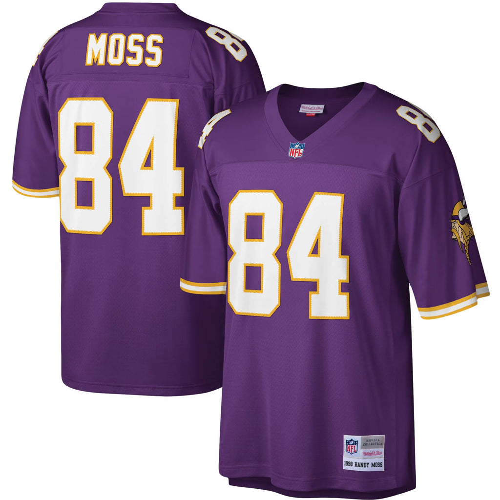 Minnesota Vikings Randy Moss Mitchell & Ness Purple Legacy Replica Jersey
