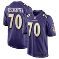 Baltimore Ravens Roger Rosengarten Purple Team Game Jersey