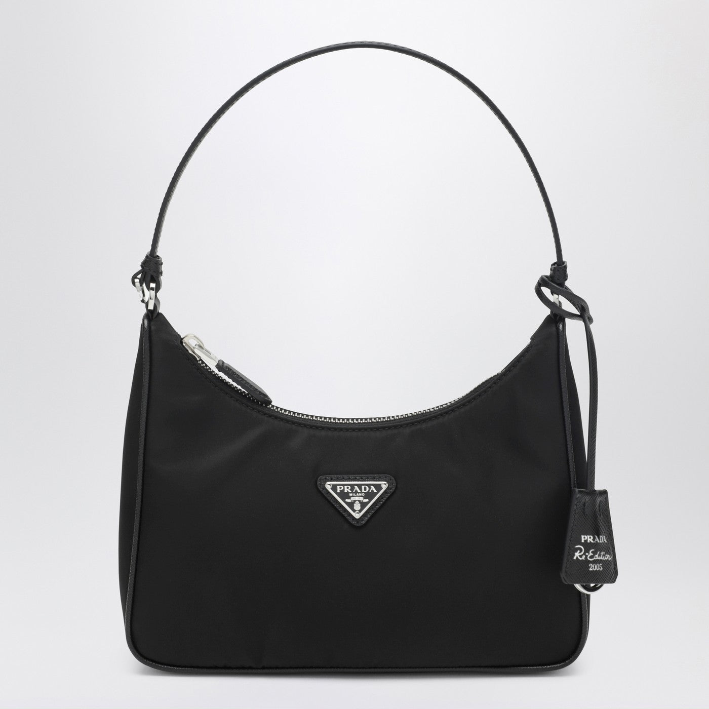 Prada Re-Edition 2005 Mini Bag In Black Re-Nylon And Saffiano Leather Women