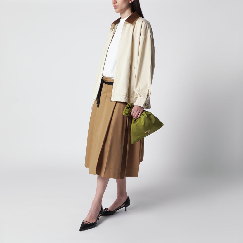 Prada Prada Wish Pouch In Ivy Green Re-Nylon Women