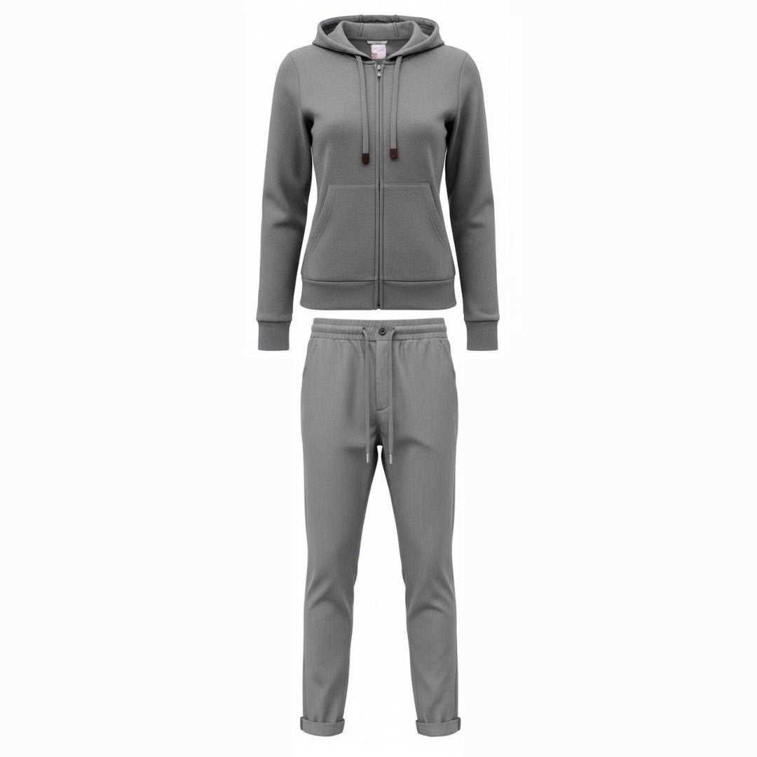 MARCO PESCAROLO GREY RELAXED FIT SET - SIZE 36