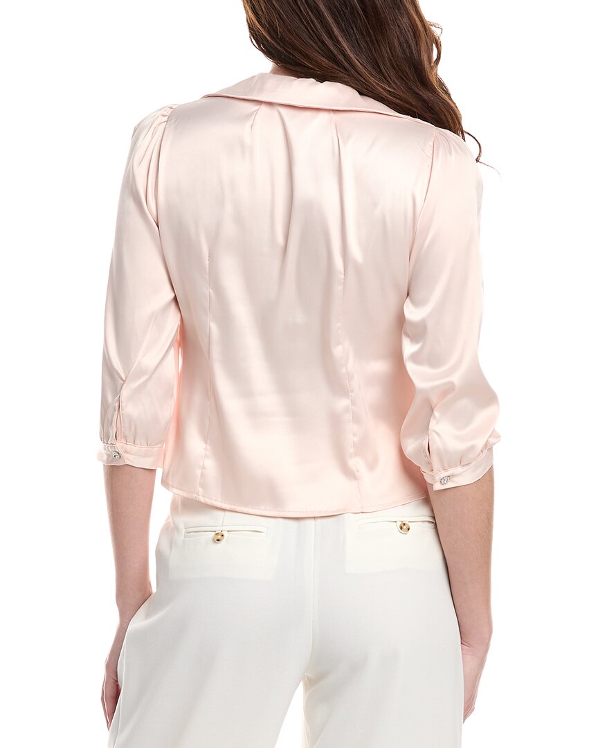 Avantlook Shirred Satin Top
