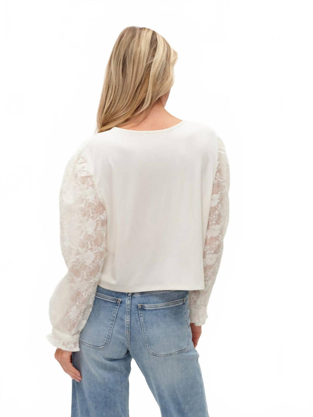 Syliva Tie Front Top In White