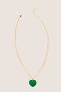 Women's Sarah Stone Heart Necklace