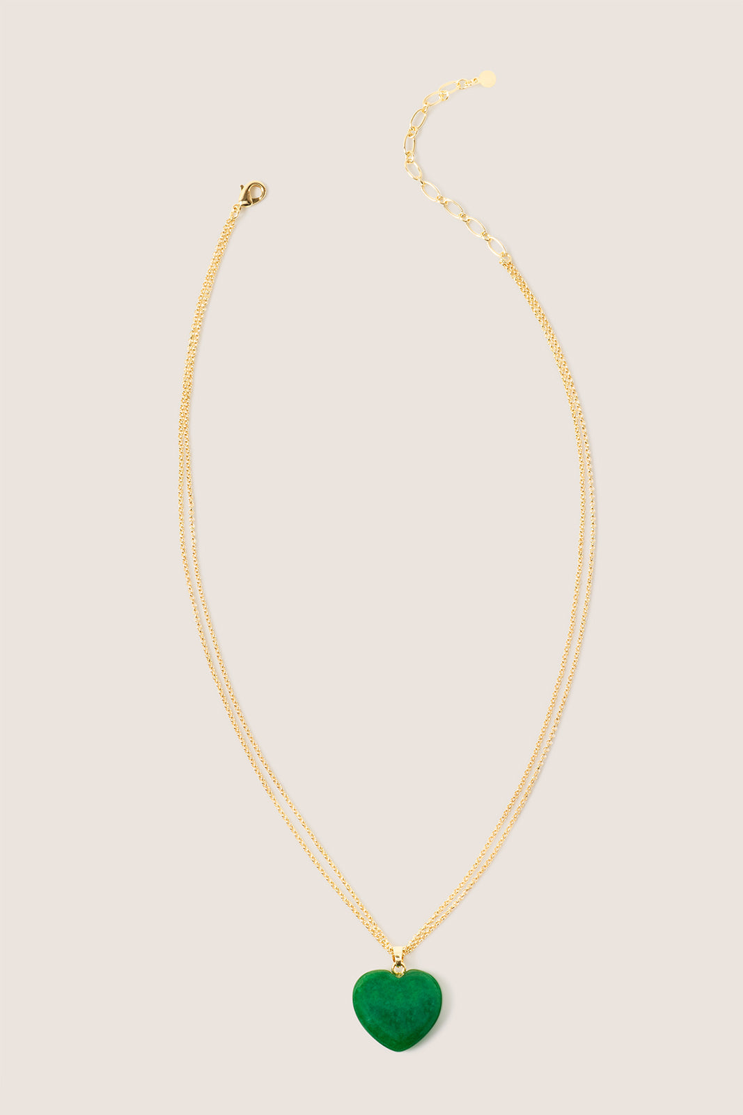 Women's Sarah Stone Heart Necklace