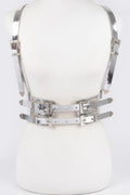 Plus Size Vegan Harness With Metal Buckle