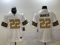 Men's New Orleans Saints Rashid Shaheed #22 White Player Game Jersey1