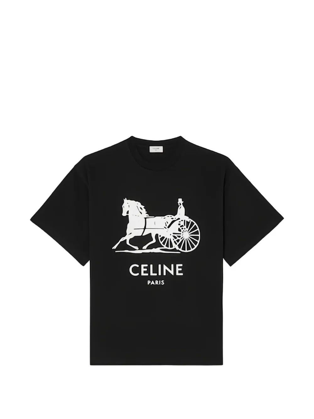 Celine Men Cotton Jersey T-Shirt