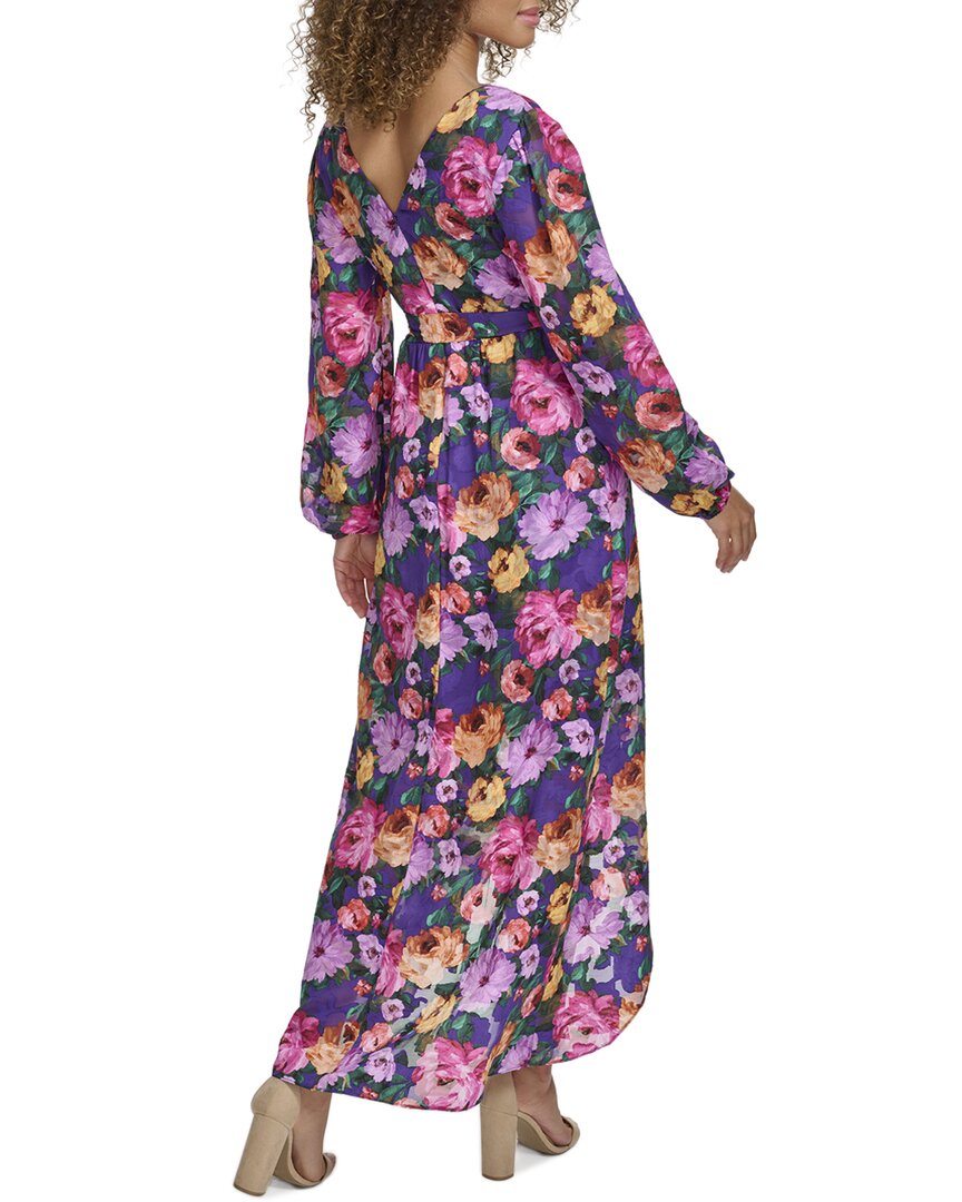 Siena Printed Burnout Chiffon Maxi Dress