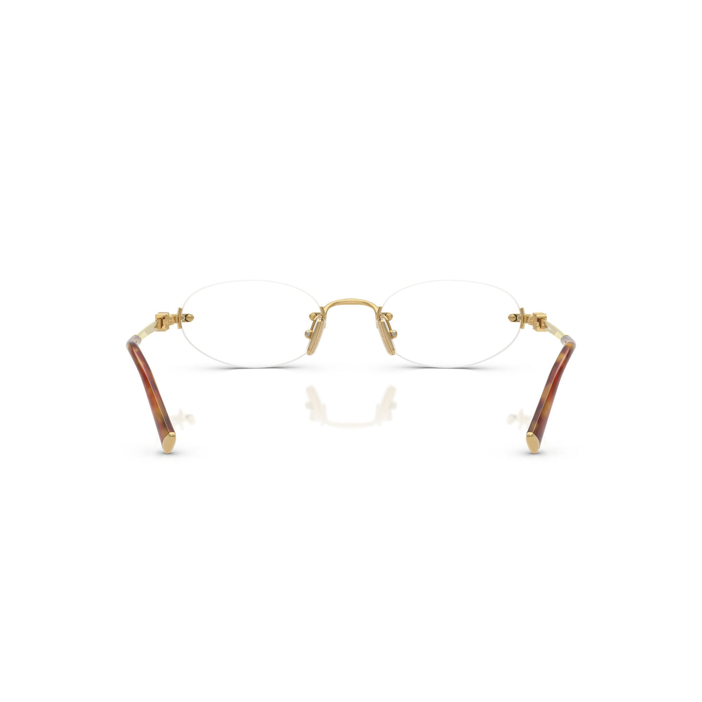 0mu 53wv Rimless Oval Sunglasses