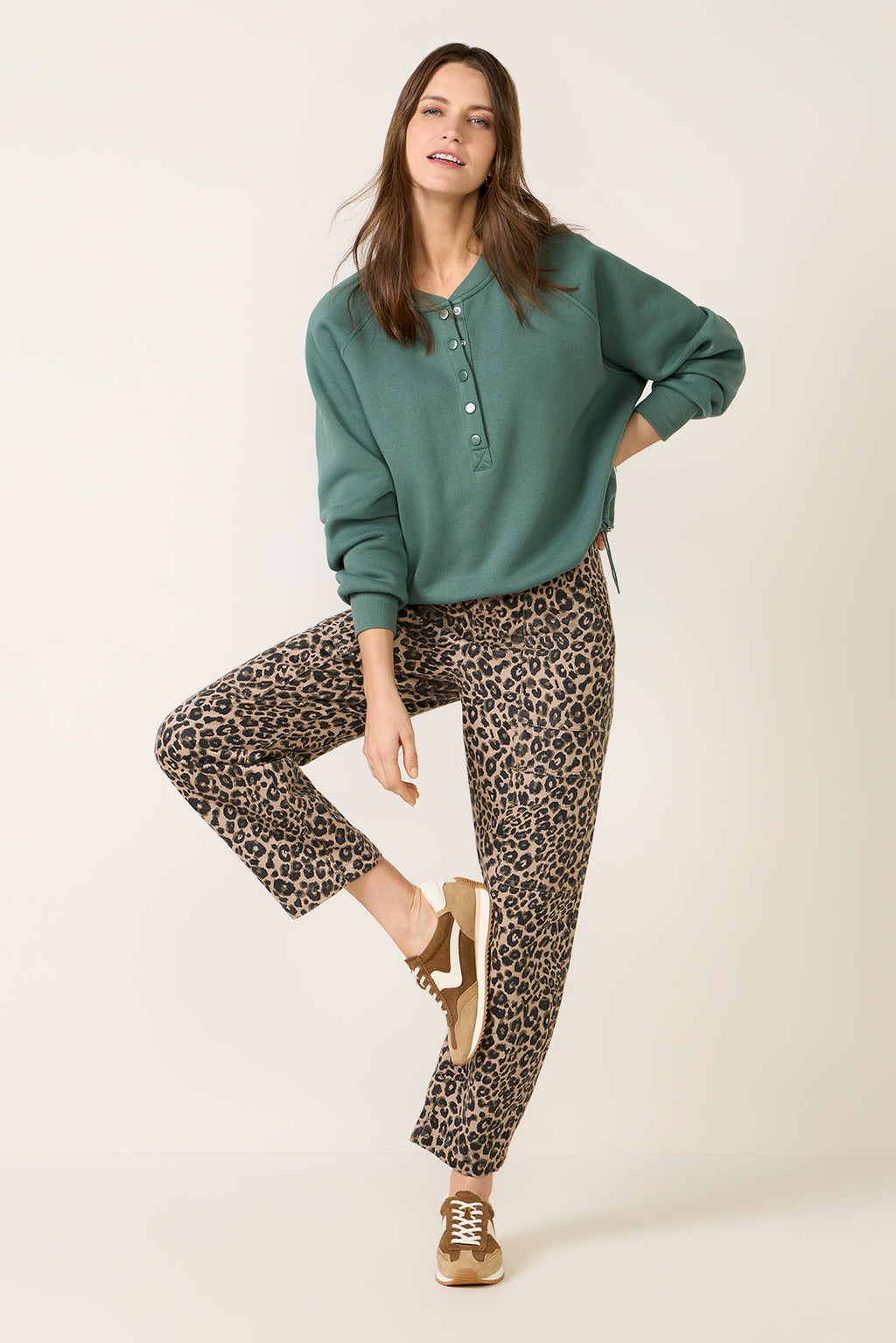 Women's Joey Henley Sweatshirt