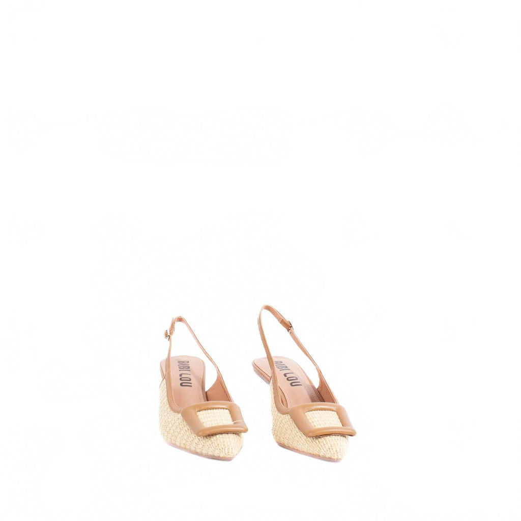 Women's Bonnie Flat Slingback Heel In Tan