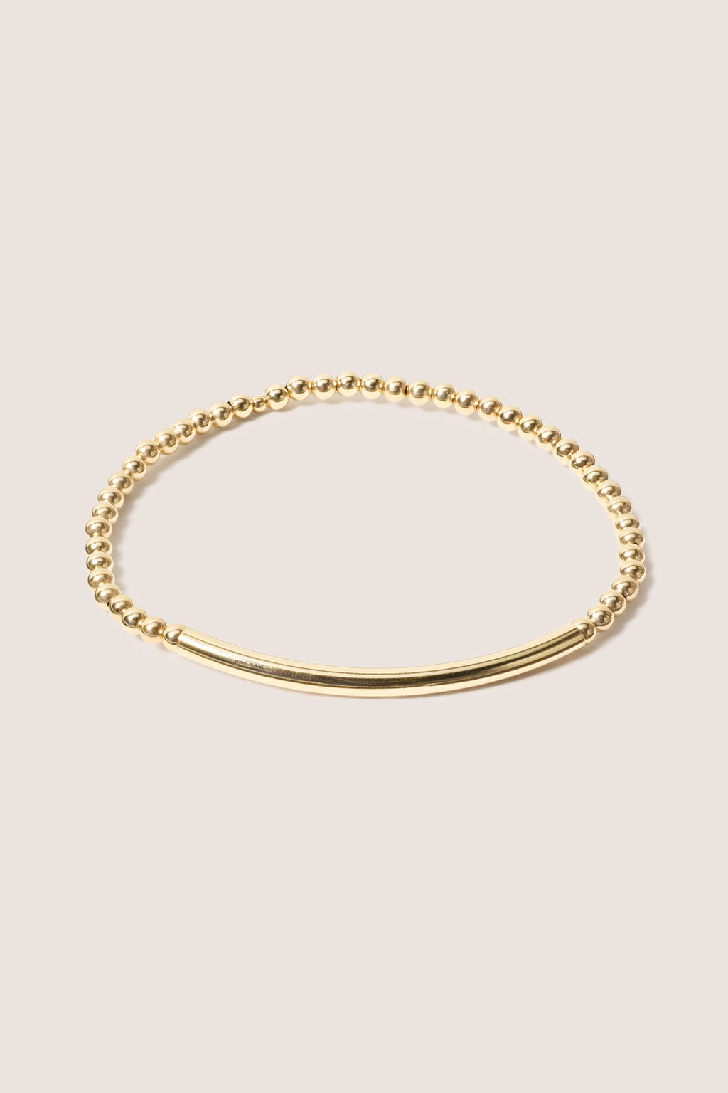 Women's Bliss Bar Smooth Gold 3mm Bracelet