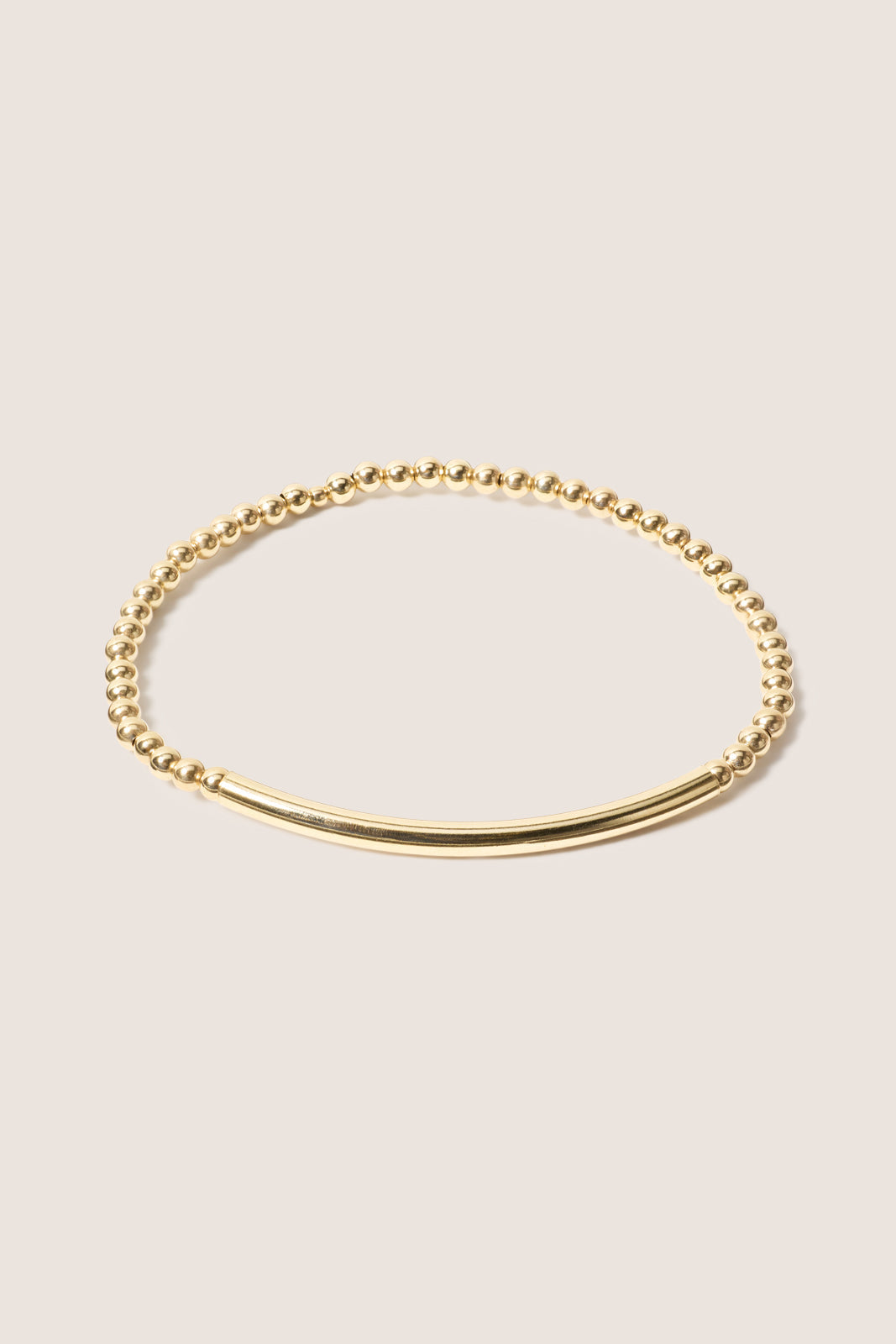 Women's Bliss Bar Smooth Gold 3mm Bracelet