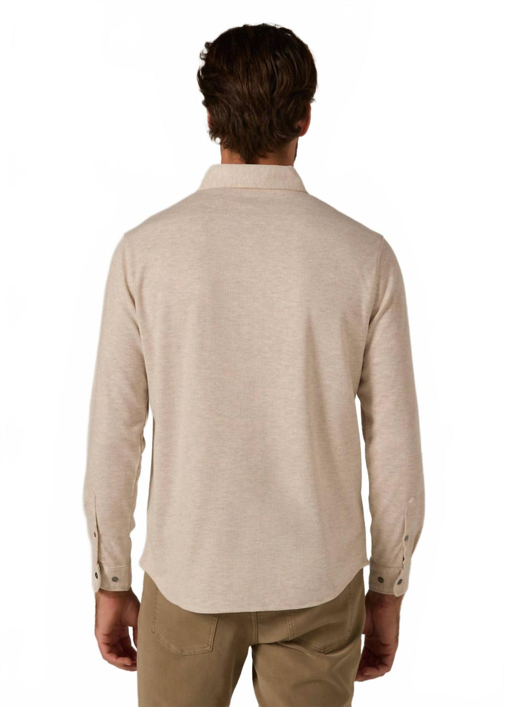 Generation Knit Shirt Top In Beige