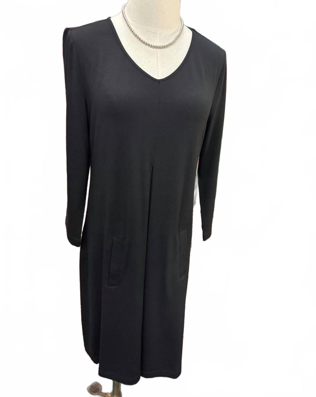 Women's Core Travel Wrinkle-Free Midi Dress In Black