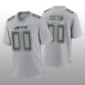 Custom1 New York Jets Gray Game Atmosphere Jersey1 American Stitched Jersey1 Football Jerseys