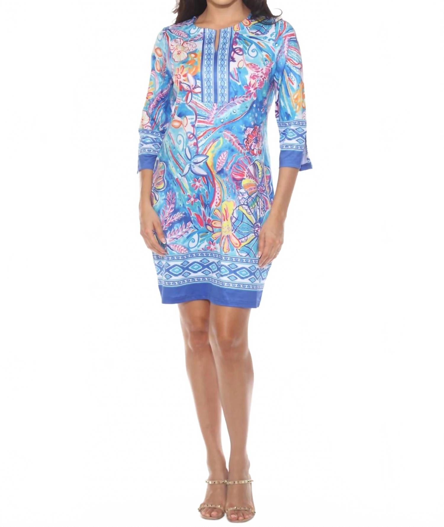 Printed Dress In Multi