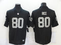 Men's Las Vegas Raiders Jerry Rice #80 Black Game Jersey1
