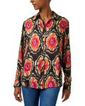 Finley Monica Medallion Print Blouse
