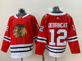 Men's Chicago Blackhawks Alex Debrincat #12 Red Home Breakaway Player jersey