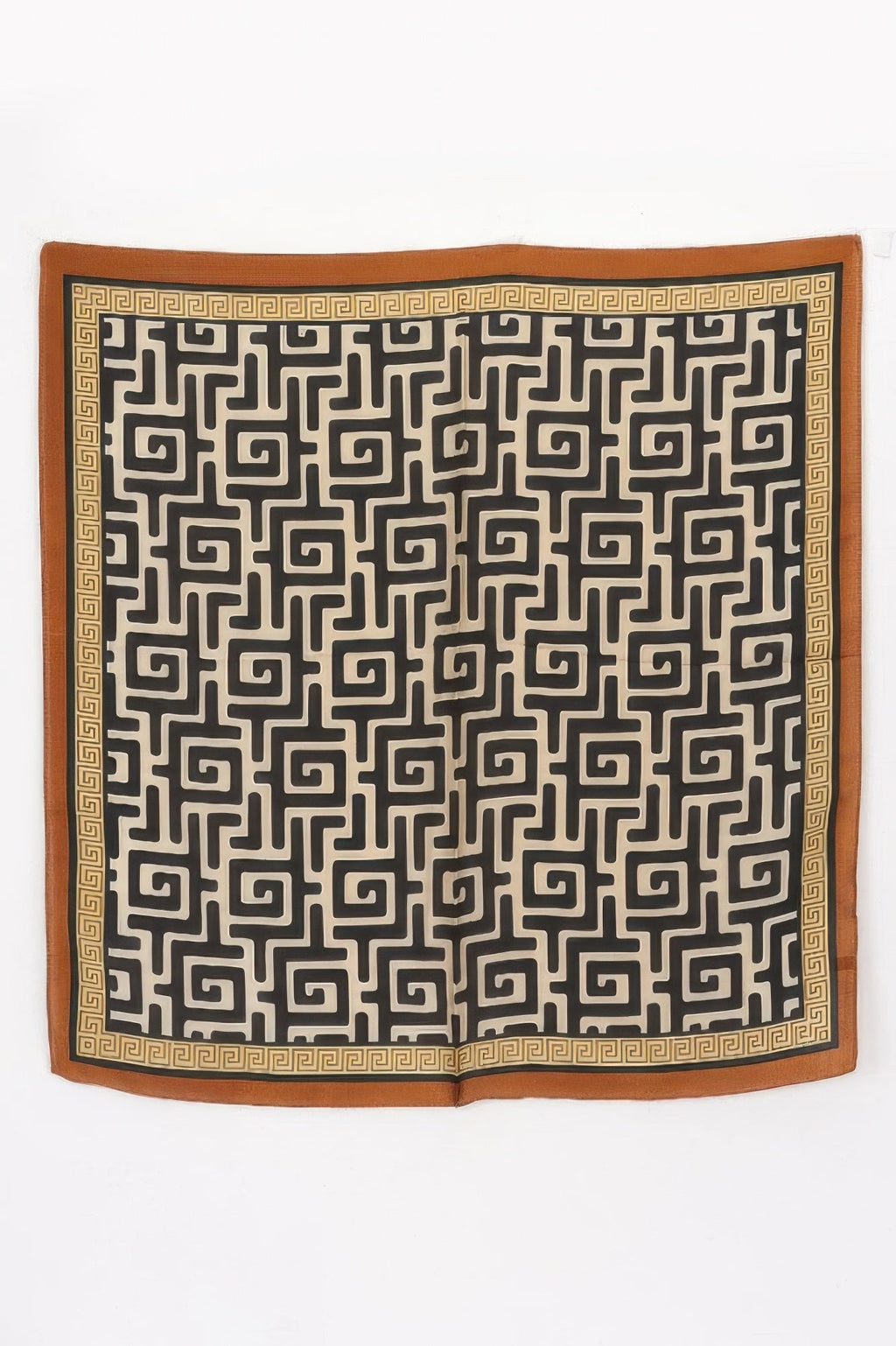 Timeless Geometric Print Bandana for Vintage Charm