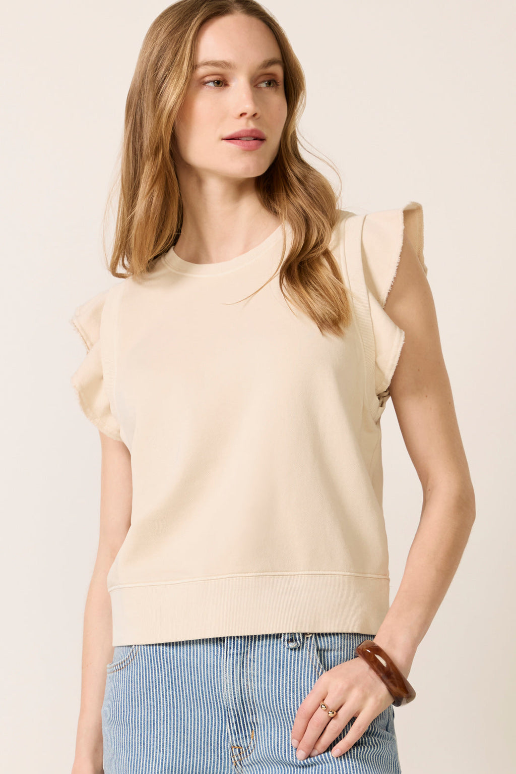 Women's Tori Ruffle Sweatshirt