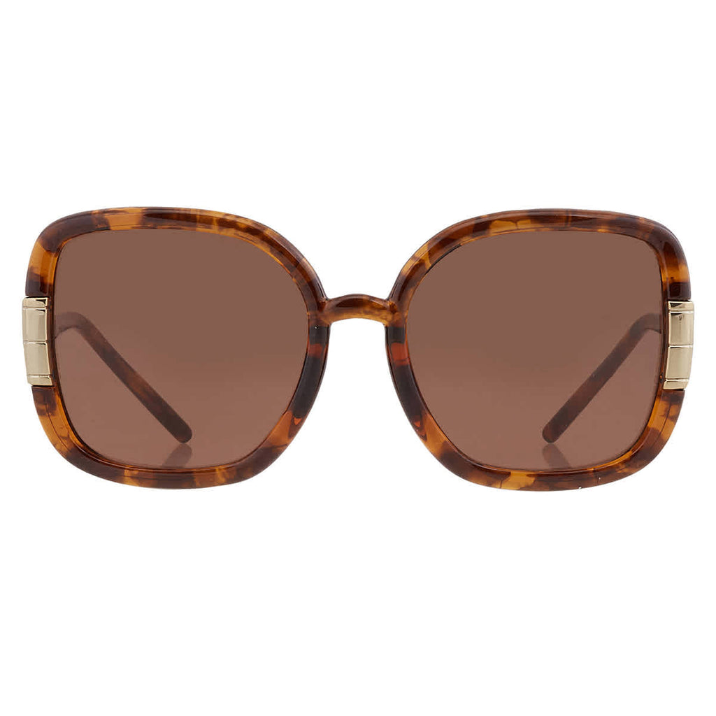 Tory Burch Solid Brown Square Ladies Sunglasses TY9063U 151973 56