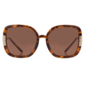 Tory Burch Solid Brown Square Ladies Sunglasses TY9063U 151973 56