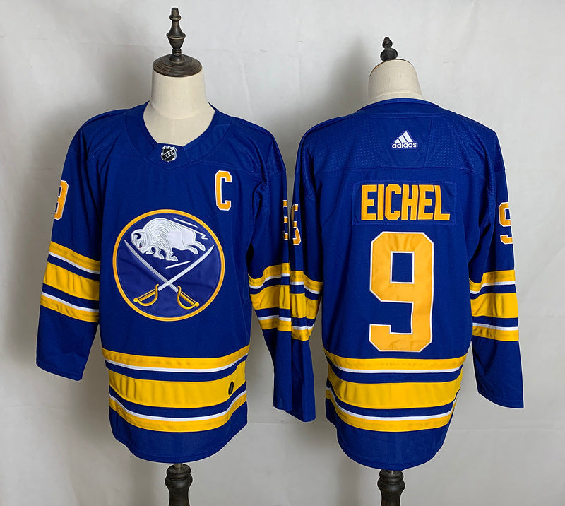 Men's Buffalo Sabres Jack Eichel #9 Royal Player Game jersey