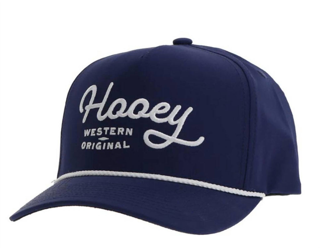 Og Five Panel Rope Snapback Cap In Blue
