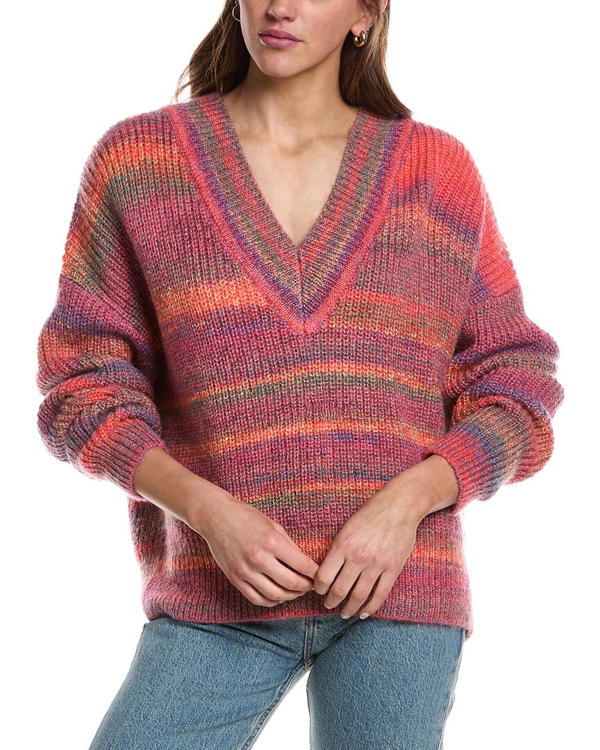 Electric & Rose Roux Space Dye Mohair-Blend Sweater