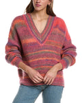 Electric & Rose Roux Space Dye Mohair-Blend Sweater