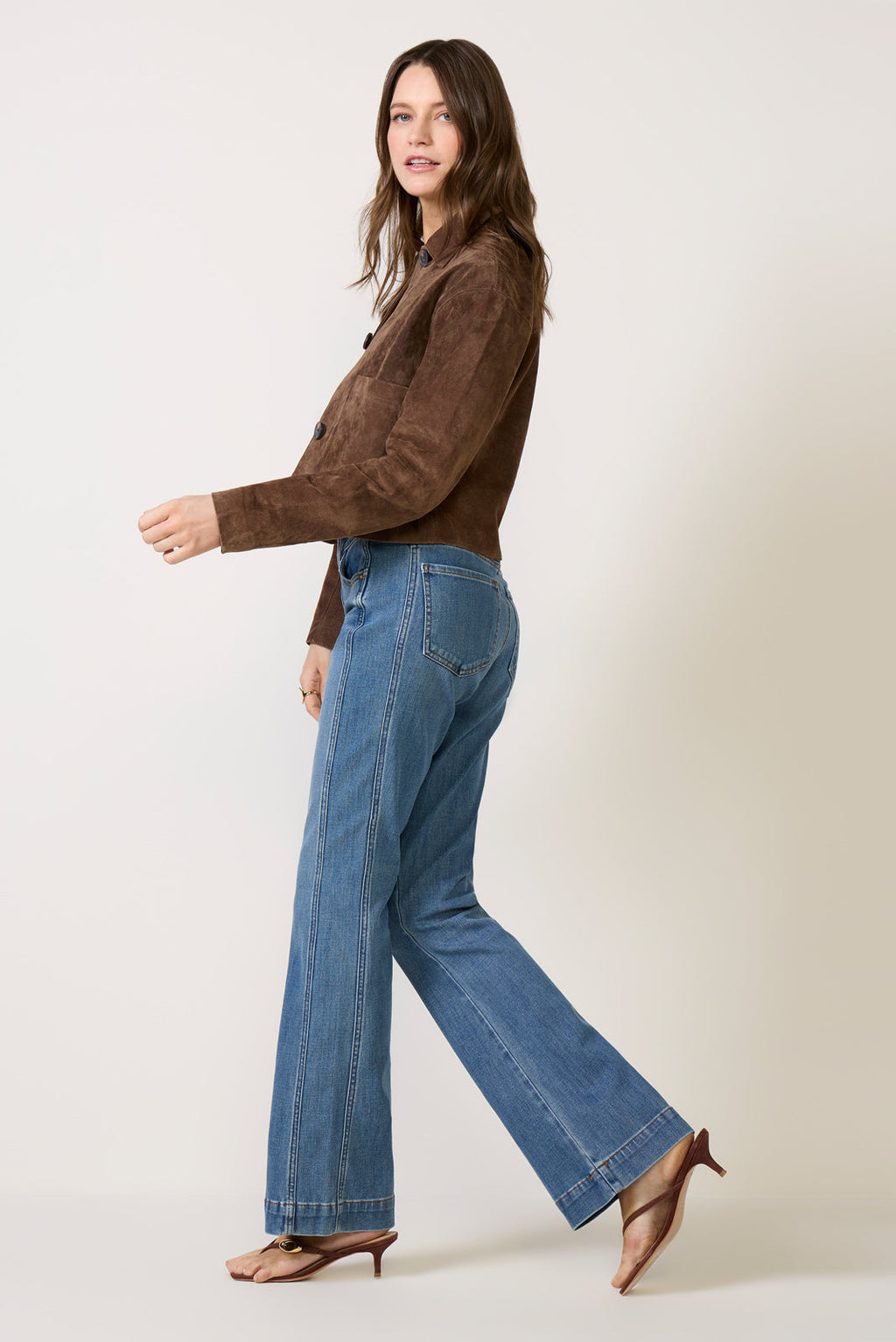 Women's Natalie Bootcut w Side Inset Jean