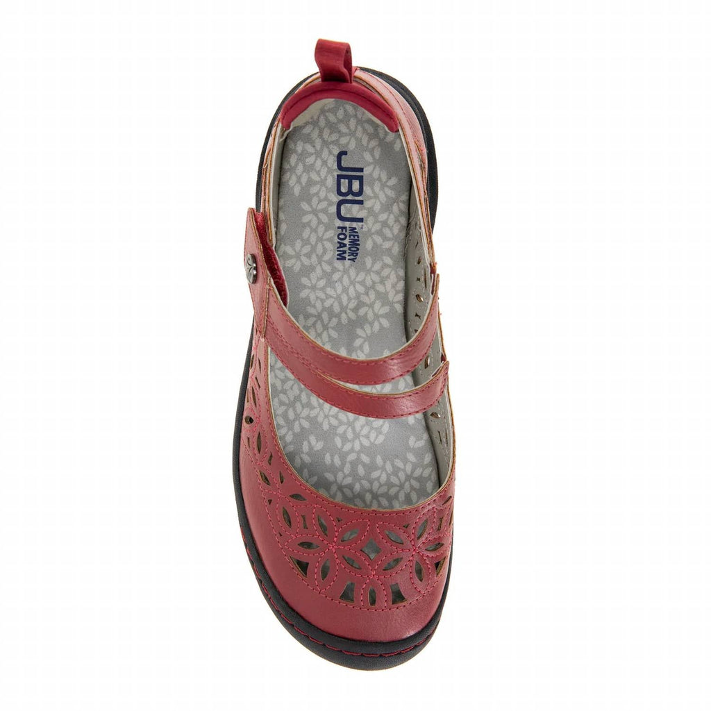 Women's Bellerose Encore Mary Jane Flat In Red