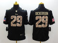 Men's Los Angeles Rams Eric Dickerson #29 Black Game Jersey1