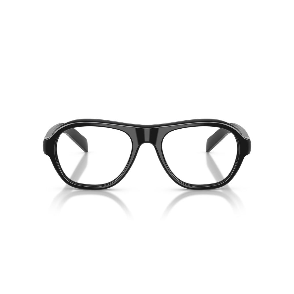 0pr C12v Oversized Rectangular Black Acetate Sunglasses