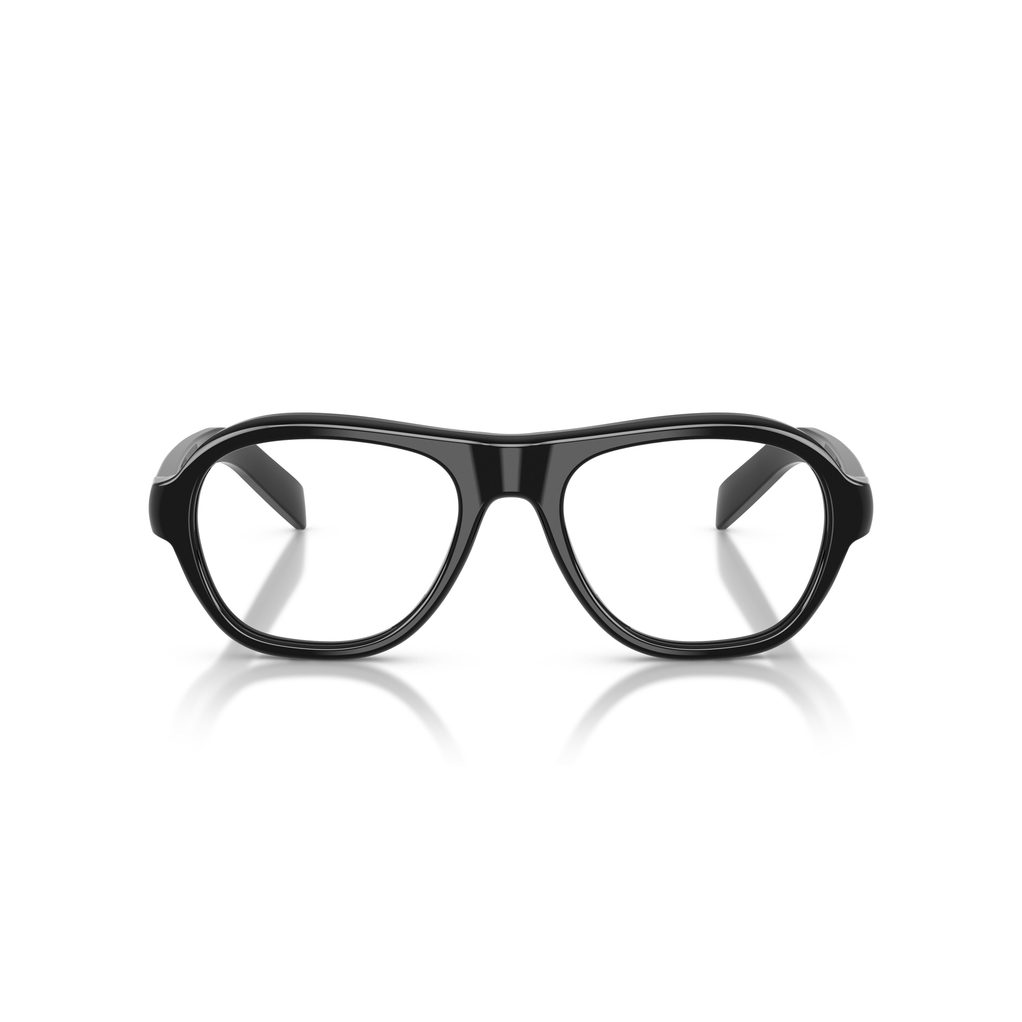 0pr C12v Oversized Rectangular Black Acetate Sunglasses