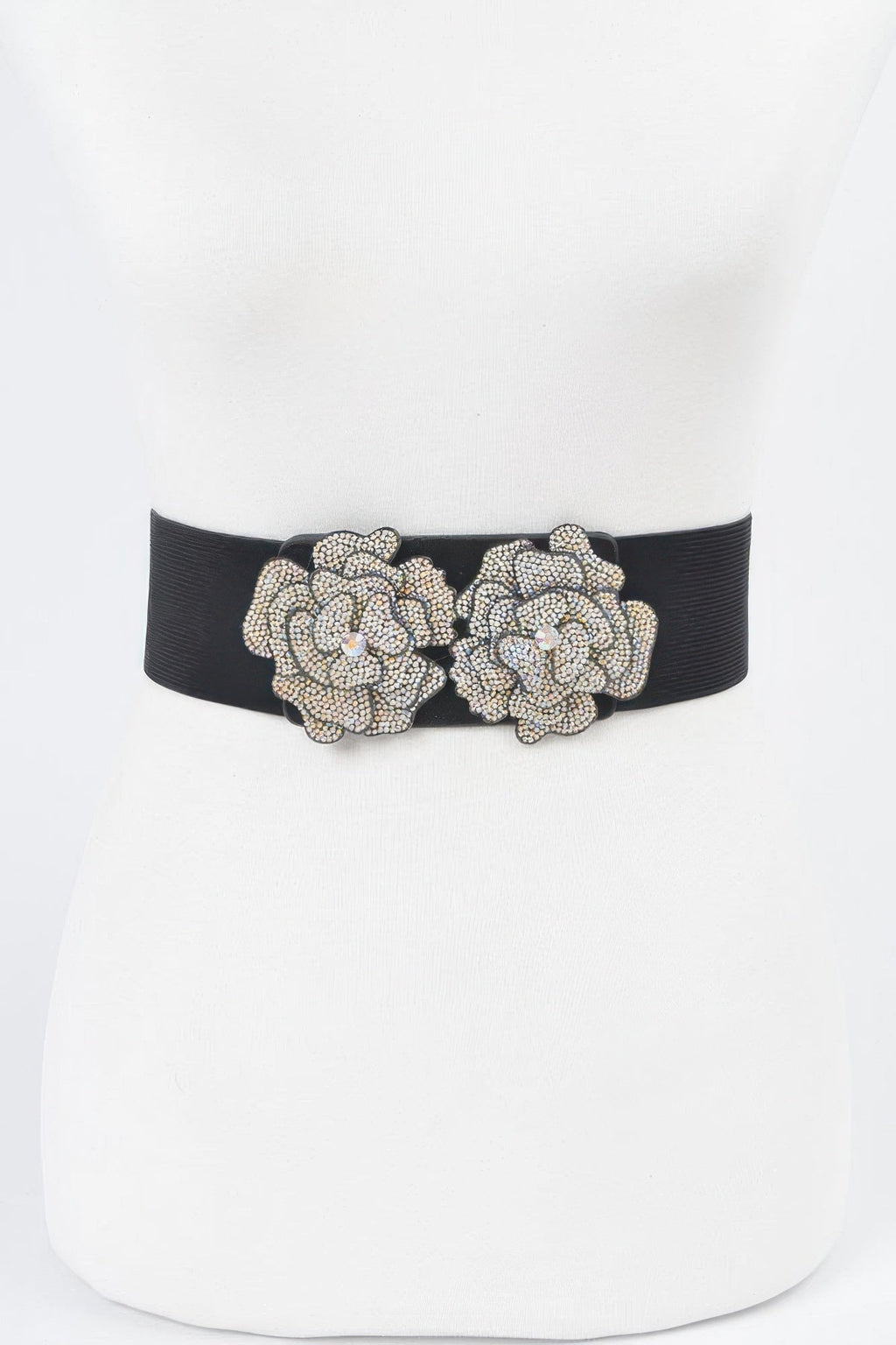 Ab Stone Flower Elastic Belt