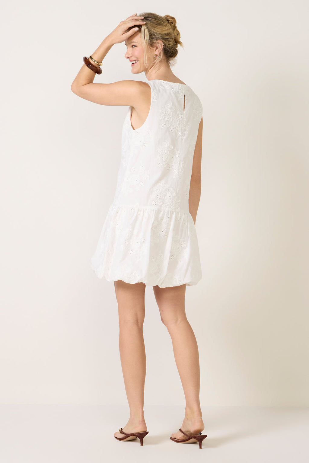 Women's Garden Eyelet Bubble Dress