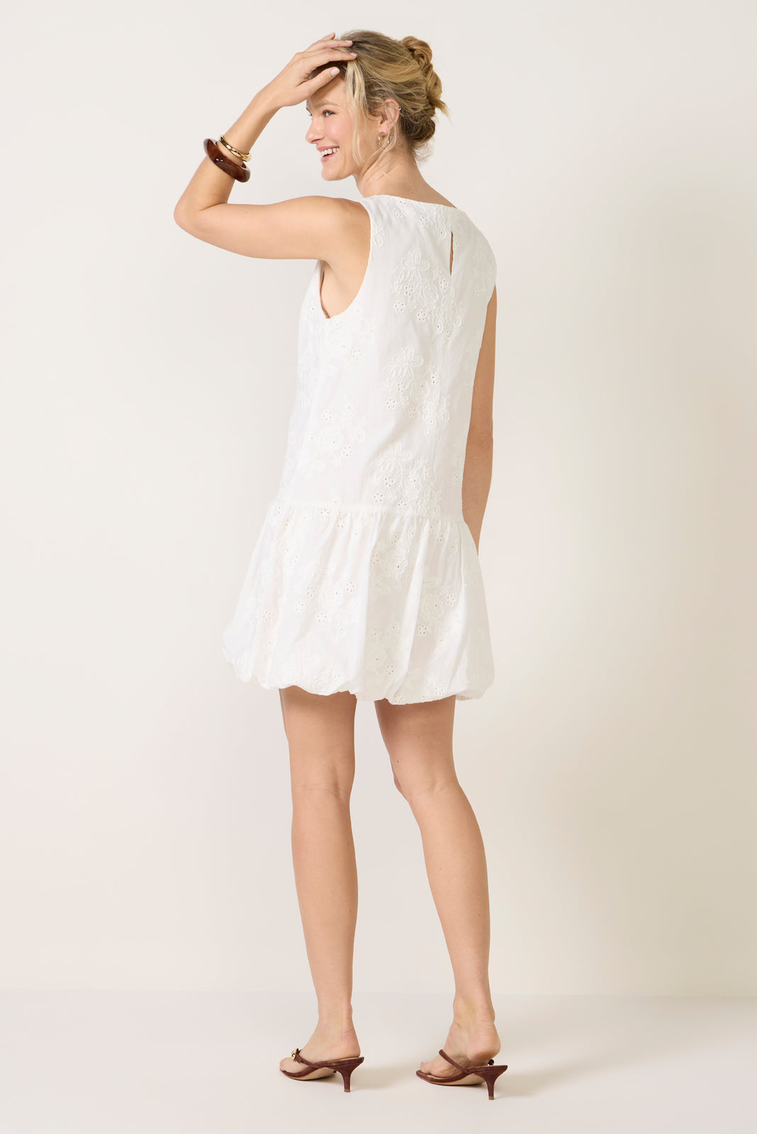 Women's Garden Eyelet Bubble Dress