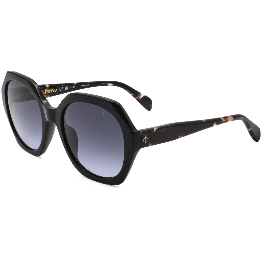 Rag & Bone Women's 55 mm Black Sunglasses